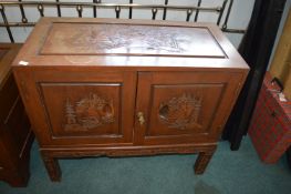 Carved Wooden Chinese Cupboard