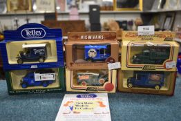 Six Diecast Commercial Vehicles by Lledo, etc.