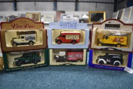 Six Diecast Commercial Vehicles by Days Gone, and Lledo