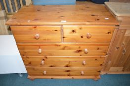 Pine Five Drawer Storage Chest