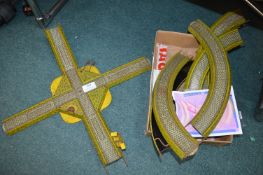 Vintage Tinplate Rally Car Circuit Track
