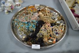 Tray Lot of Costume Jewellery