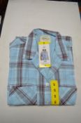 *Jachs Girlfriend Short Sleeve Checked Shirt Size: S