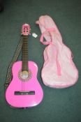 Martin Smith Children's Pink Acoustic Guitar