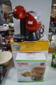 Krup Dolce Gusto Coffee Machine, and a Tower Food Steamer