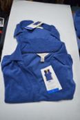 *2x Women’s Blue Short Sleeve Tops Size: L