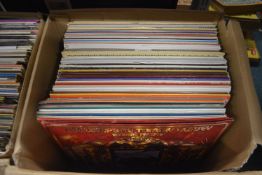 Box of 12” LP Records Including Tommy Dorsey and His Orchestra, etc.