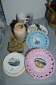 Hull and Coastal Ribbon Plates, and Assorted Collectibles