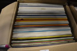 Box of 12” LP Records Including Benny Goodman, etc.