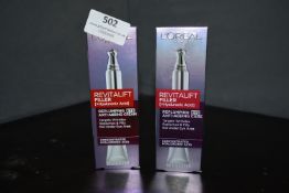 2x 15ml of Loreal Revitalift Filler Replumping Eye Anti-Aging Cream