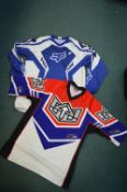 Two Motocross Tops by Foxx and Boyle Size: L