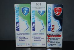 3x 120 Sprays of Becodefence