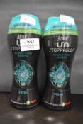 2x 194g of Lenor Unstoppables in Wash Scent Boosters