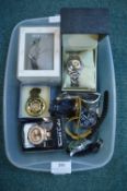 Assorted Wristwatches, and a Decorative Pocket Watch