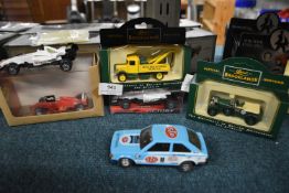Three Diecast F1 Cars, and Three Others