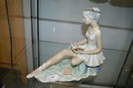 Tenora Large Figure of a Seated Ballet Dancer