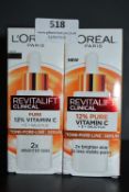 2x 30ml Loreal Revitalift Pure Vitamin C