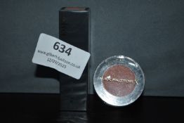 Velvet Lipstick and a Max Factor Eye Shadow