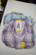 *2x Jachs Girlfriend Short Sleeve Checked Shirt Size: S