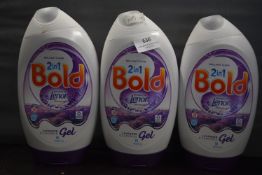 3x 388ml of Bold 2-in-1 Lavender & Camomile