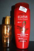 1x 700ml of Loreal Colour Perfect Shampoo, and 1x 100ml Loreal Extraordinary Oil