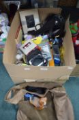 Box of Bags, Shoes, and Household Goods