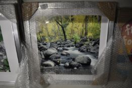 *Framed Print of a Woodland Stream Scene