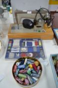 Brother Electric Sewing Machine plus Threads, etc.