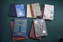 Five Boxed Folio Society Books