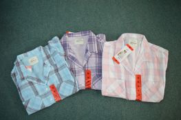 *Three Jachs Girlfriend Check Shirts Size: M