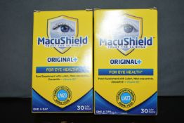 2x 30-Day Packs of Macusheld Original Plus Eye Health Tablets