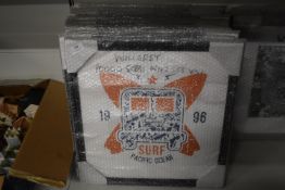 *Eleven Framed Prints “Surf Pacific Ocean”