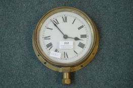 Brass Pressure Gauge Converted to a Digital Clock