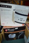 Russell Hobbs Bread Maker and a Swan Food Steamer