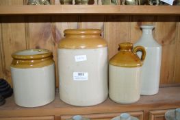 Stoneware Jars and Bottles