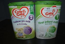 2x 800g of Cow & Gate Growing Up Milk 1-2 Years