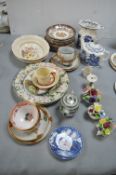 Pottery Plates and Dishes etc.