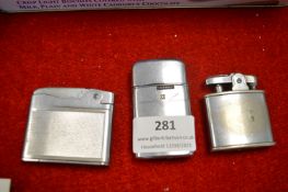 Three Vintage Lighters Including Ronson etc.