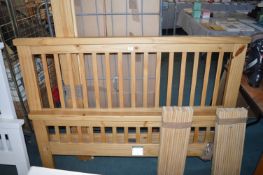Pine Double Bed Frame
