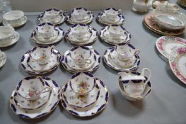 Ye Olde English Grosvenor China Teacups, Plates, and Saucers 36pcs