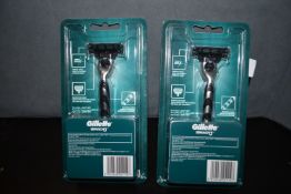 2x Gilette Mach 3 Razor