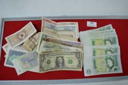 Assorted Vintage British and Foreign Banknotes