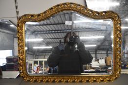Gilt Framed Bevelled Edge Mirror