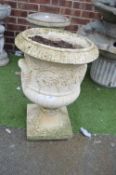 Concrete Garden Urn Planter