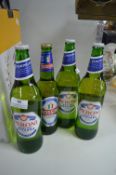 Three Bottles of Peroni, and One Rocini Larger