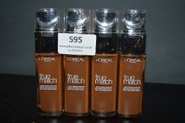 4x 30ml of Loreal True Match Foundation Truffle