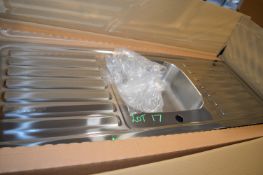 *Vanern Stainless Steel Single Bowl Double Drainer Sink