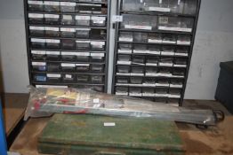 Two Sort Boxes, Part Socket Set, and Safety Tow Bar