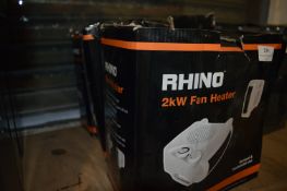 *Three Rhino Fan Heaters