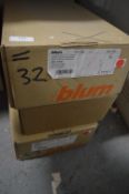 *Quantity of Blum Front Piece Pre-Mounts